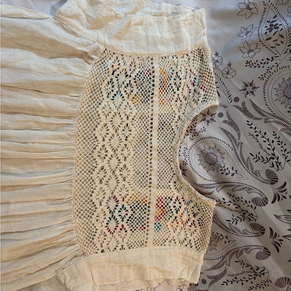 Embroidered Cream Blouse - Picture 4 of 4